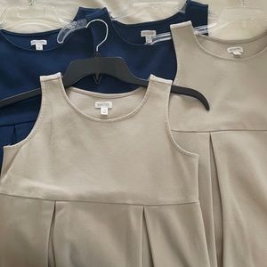 Lot of 4 Gymboree Uniform Dresses, Size M (7-8)